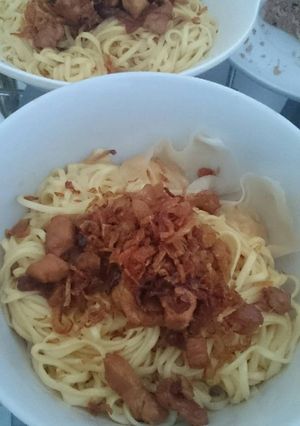 Foto resep Pangsit mie ayam homemade