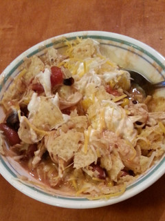 A picture of Chicken Taco Soup.