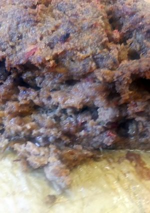 A picture of Hummus Meatloaf.