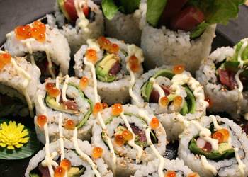 Ultimate Cooking Recipe California Rolls with Fillings of Your Choice Very Delicious