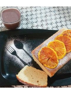 عکسی از دستور کیک صبحانه همراه با شیرکاکائو☕
