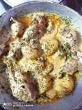 মিল্ক চিকেন (Milk chicken recipe in Bengali)