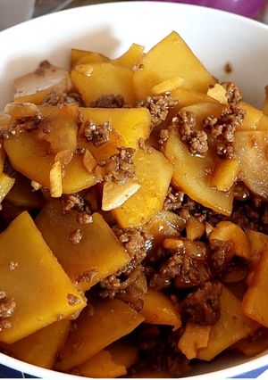 Foto resep Kentang kecap daging sapi