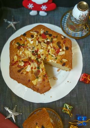 নলেন গুড়ের মিক্স ফ্রুট কেক (nalen gurer mixed fruit cake recipe in Bengali) রেসিপির প্রধান ছবি