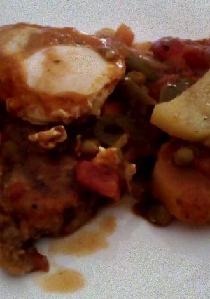 Una foto de Bifes a la criolla