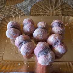 Pesche ripiene con crema di nocciole in friggitrice ad aria-レシピのメイン写真
