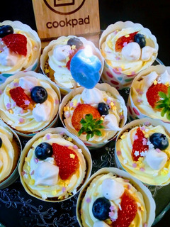 Una foto de Cupcakes cítricos para cumpleaños!!