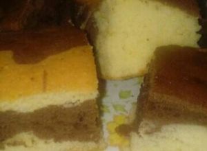 Una foto de Torta marmolada fácil y suave