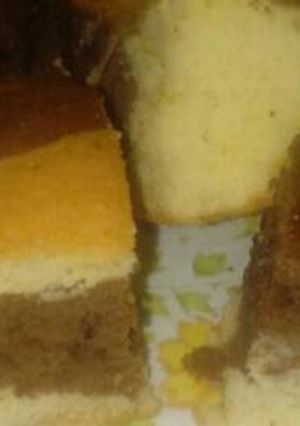 Una foto de Torta marmolada fácil y suave