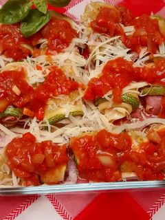 Una foto de Rollitos de zucchini