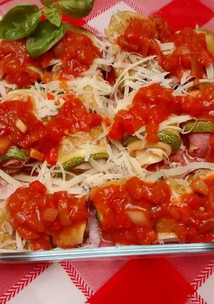Una foto de Rollitos de zucchini