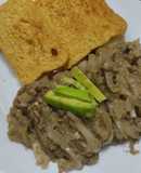 Dip de atún y berenjena con tostadas de ajo🍆🧅🥖🥯🥙🌯