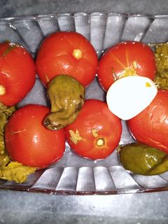 عکسی از دستور ترشی گوجه فرنگی