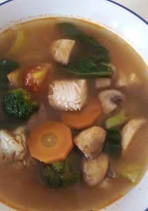 Foto resep Sup Kembung Tomyam
