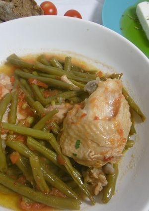 A picture of Chicken & Green Bean Pot Stew.