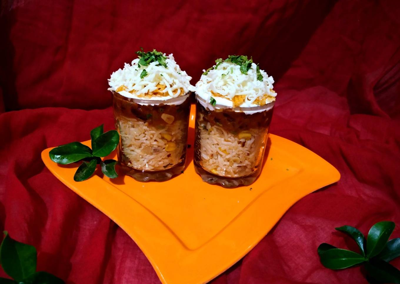 Mexican individual dinner shots