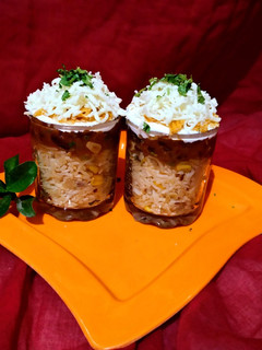A picture of Mexican individual dinner shots.