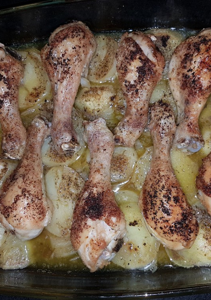 Una foto de 🍗Jamoncitos de pollo al horno🍗