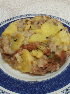 Una foto de 🇪🇸 Tortilla "española" de pan sin harina, sin gluten y vegana 🍳