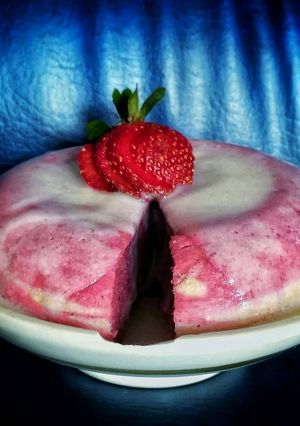 Foto resep Strawberry Steam Cake