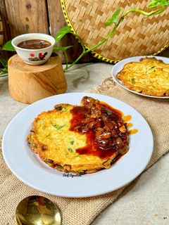 Foto resep Dadar Tahu Saus Asam Manis