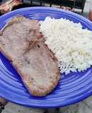 Arroz blanco al vapor