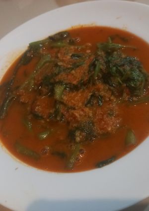 Foto resep Kangkung hebi terasi vegetarian