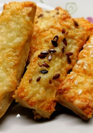 Sajtos rúd élesztővel🧀 recept fotója