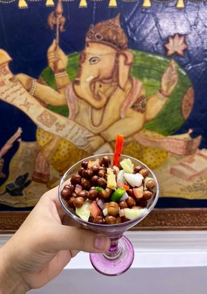 A picture of Chatpati Chana Chaat.