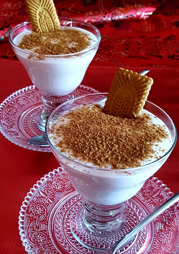 Una foto de Espuma de plátano y canela