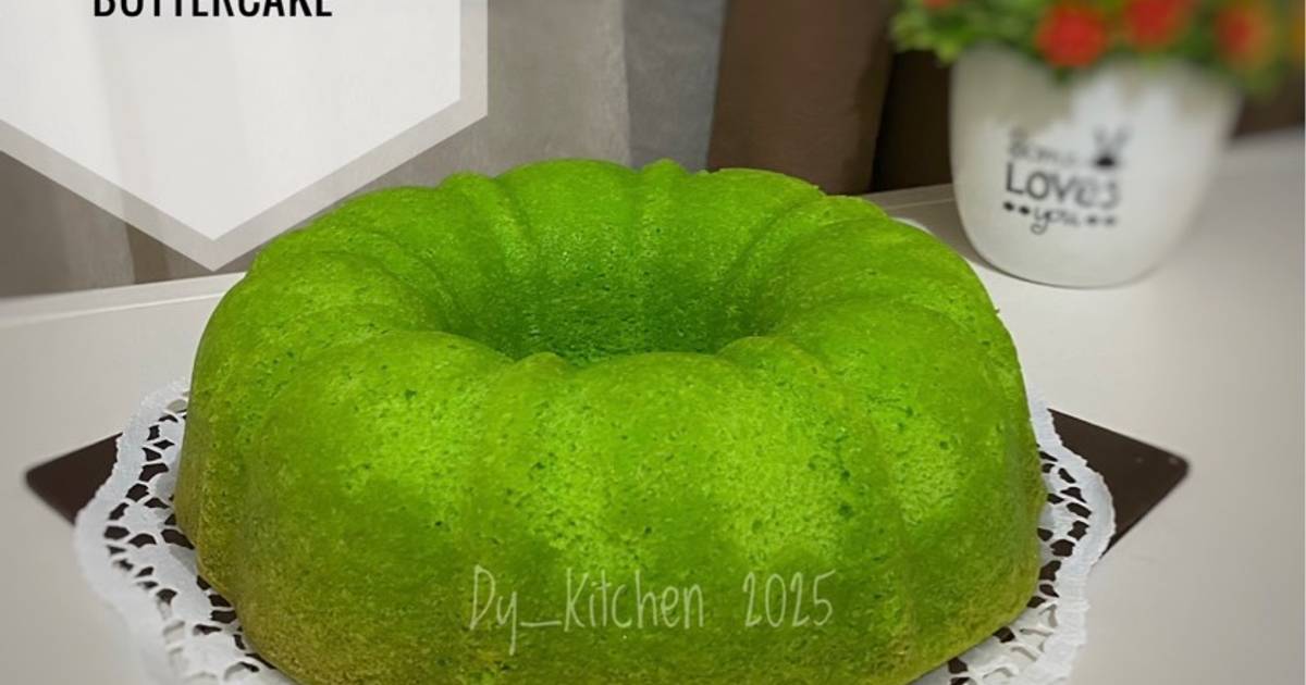 Resep Pandan Buttercake Paling Praktis dan Simple