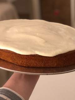 Una foto de Cobertura de chocolate blanco fácil