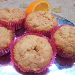 A picture of Orange Coconut Rock Muffins.