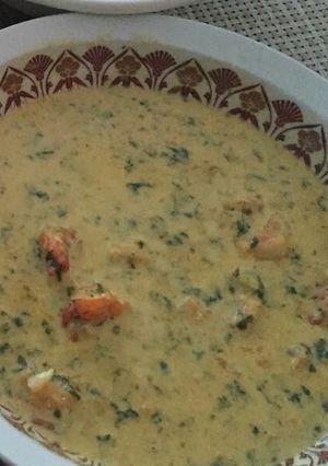 A picture of Prawns coconut curry.