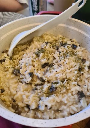 A picture of Mushroom Risotto (Pressure Cooker).
