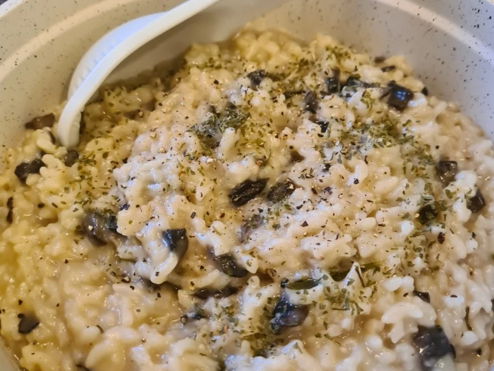 Recipe Mushroom Risotto (Pressure Cooker) the Delicious Can spoil the tongue