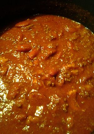 A picture of Chili, one more chili recipe.