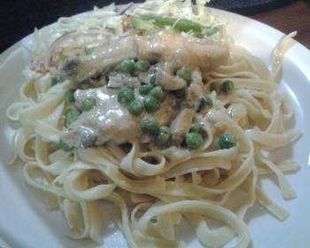 Latest Recipe Mums chicken winged fetuccine Restaurant Style