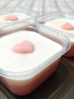 Foto resep Puding Susu dan Vla Stoberi -245-