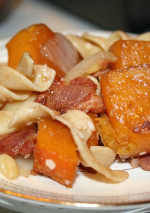 A picture of Roasted Butternut Squash Pappardelle.