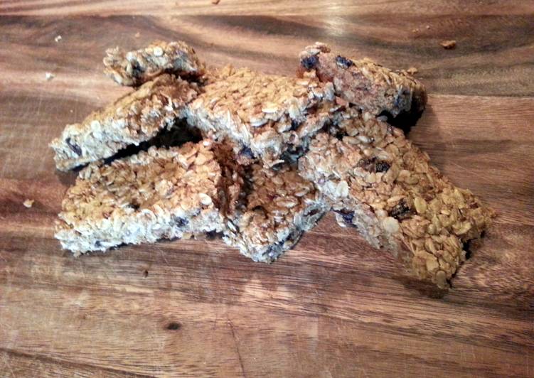 Recipe of Homemade Raisin Seed Granola Bars