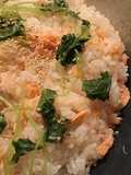 Salmon Okowa (Sticky Rice) for Flower Viewing or Bento