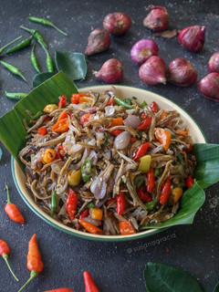 Foto resep Teri tumis Cabe Bawang #recook_nana_hanif