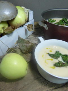 Foto de Sopa de Couve-Flor e Maçã de Quina!!