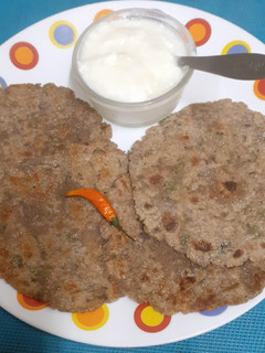 A picture of Two Flour Farali Paratha.