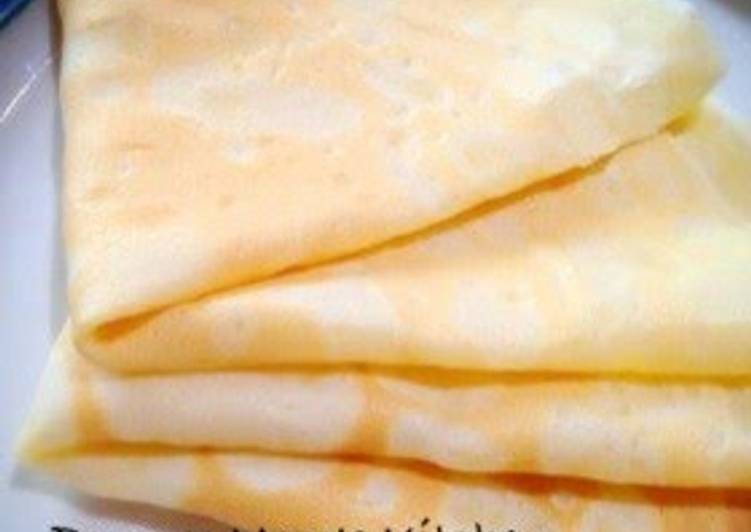 Authentic French Crepe Batter