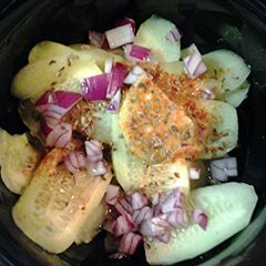 A picture of Memorial Day cucumbers II.