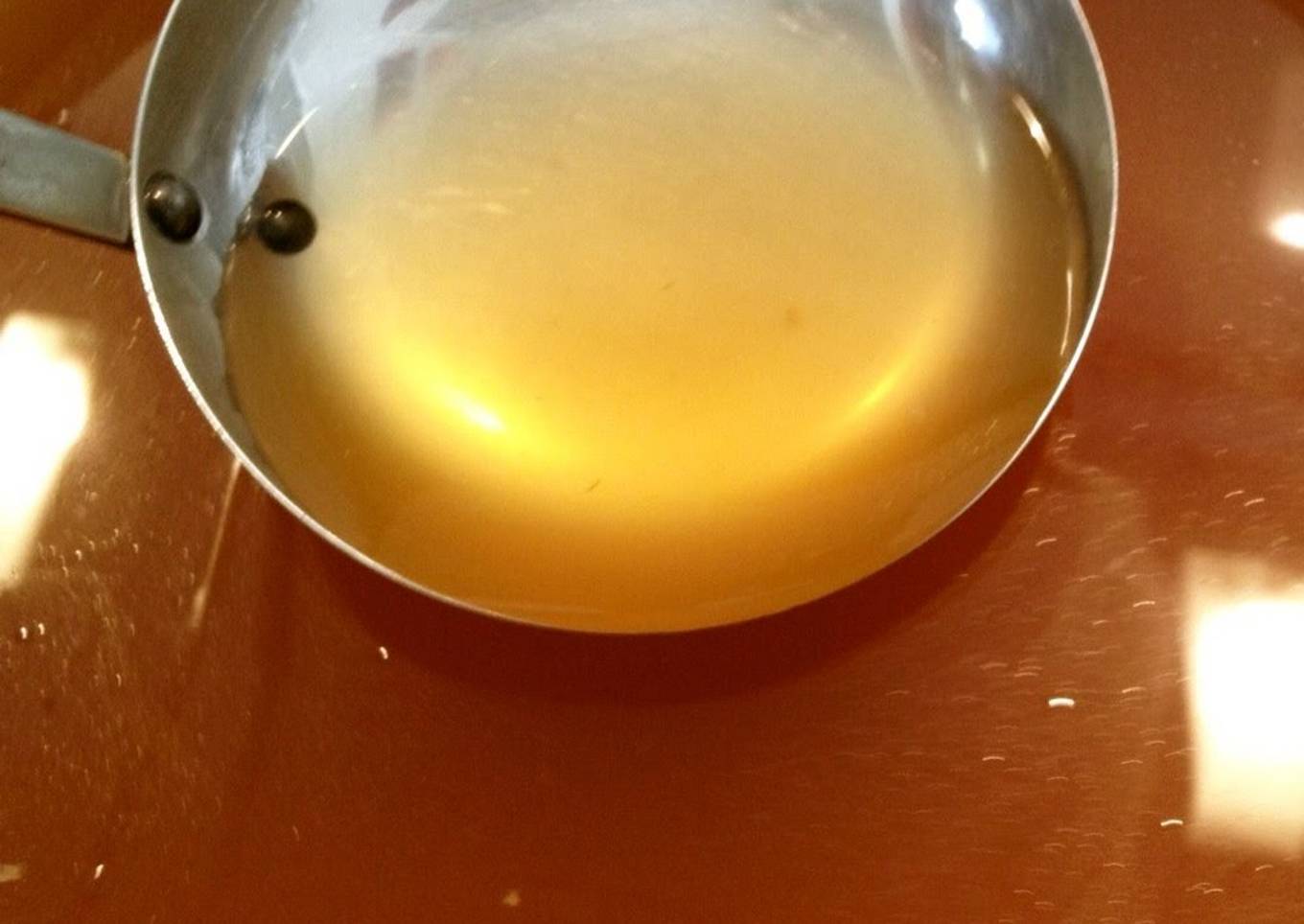 Golden ConsommÃ© Soup with Vegetable Off-Cuts