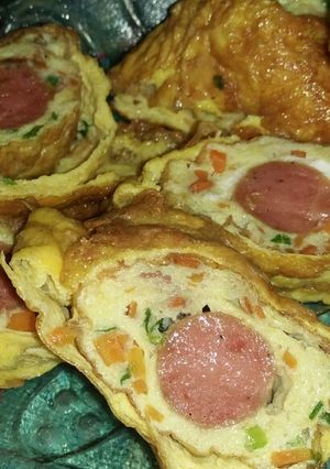Foto resep Telur Dadar Mata Sosis