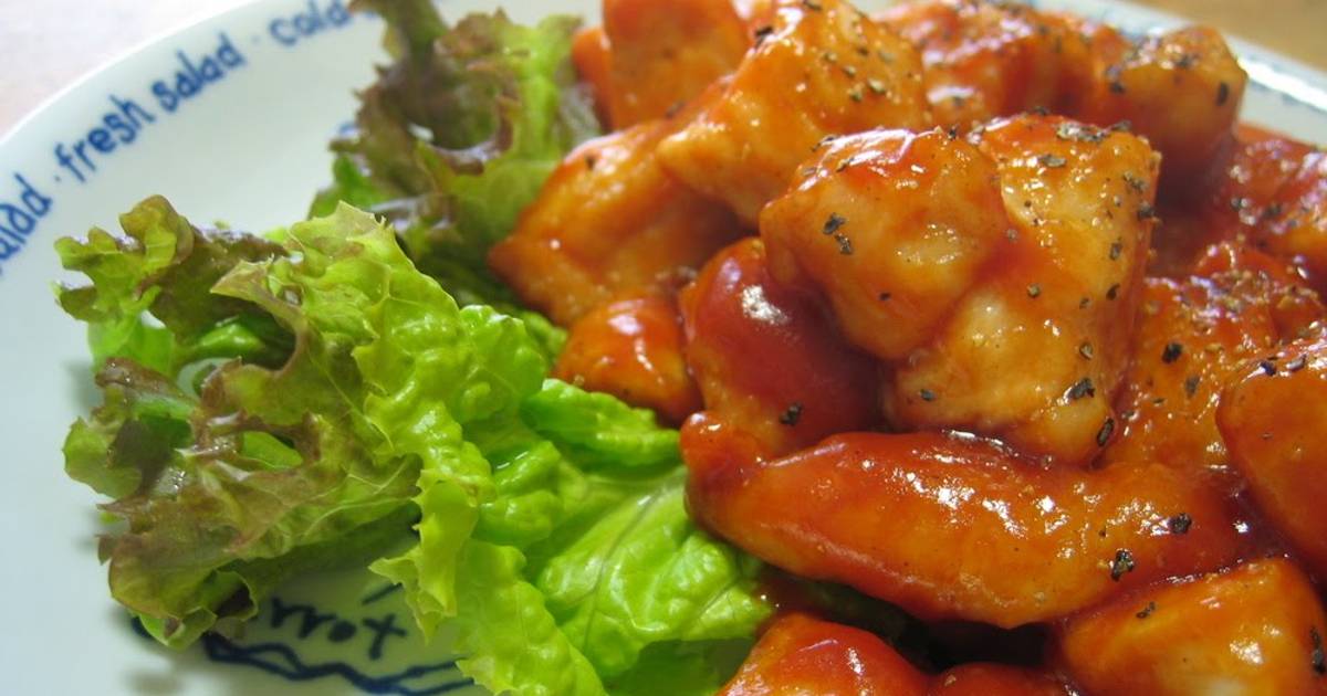 Chicken Breast Sautéed in Ketchup Recipe by cookpad.japan Cookpad